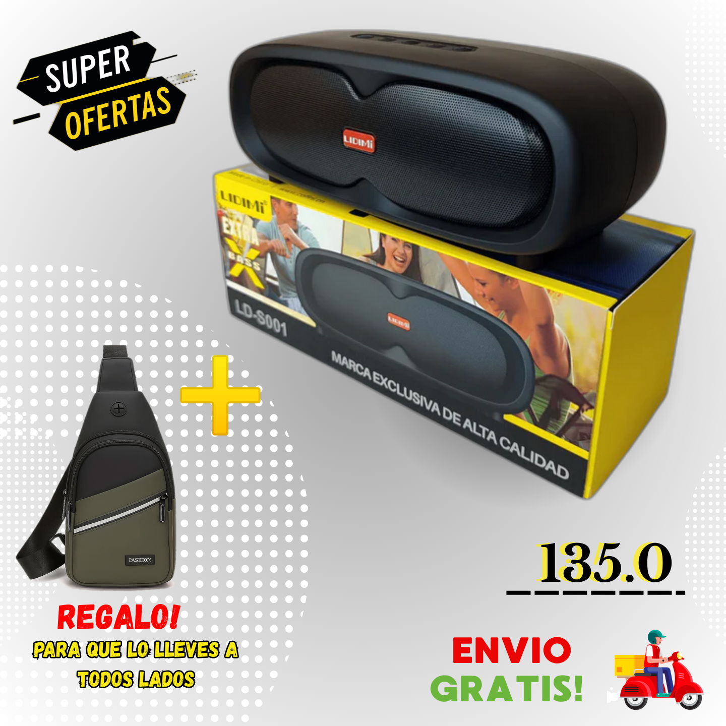 Parlante LIDIMI 40 WATTS LD-S001 (Original)